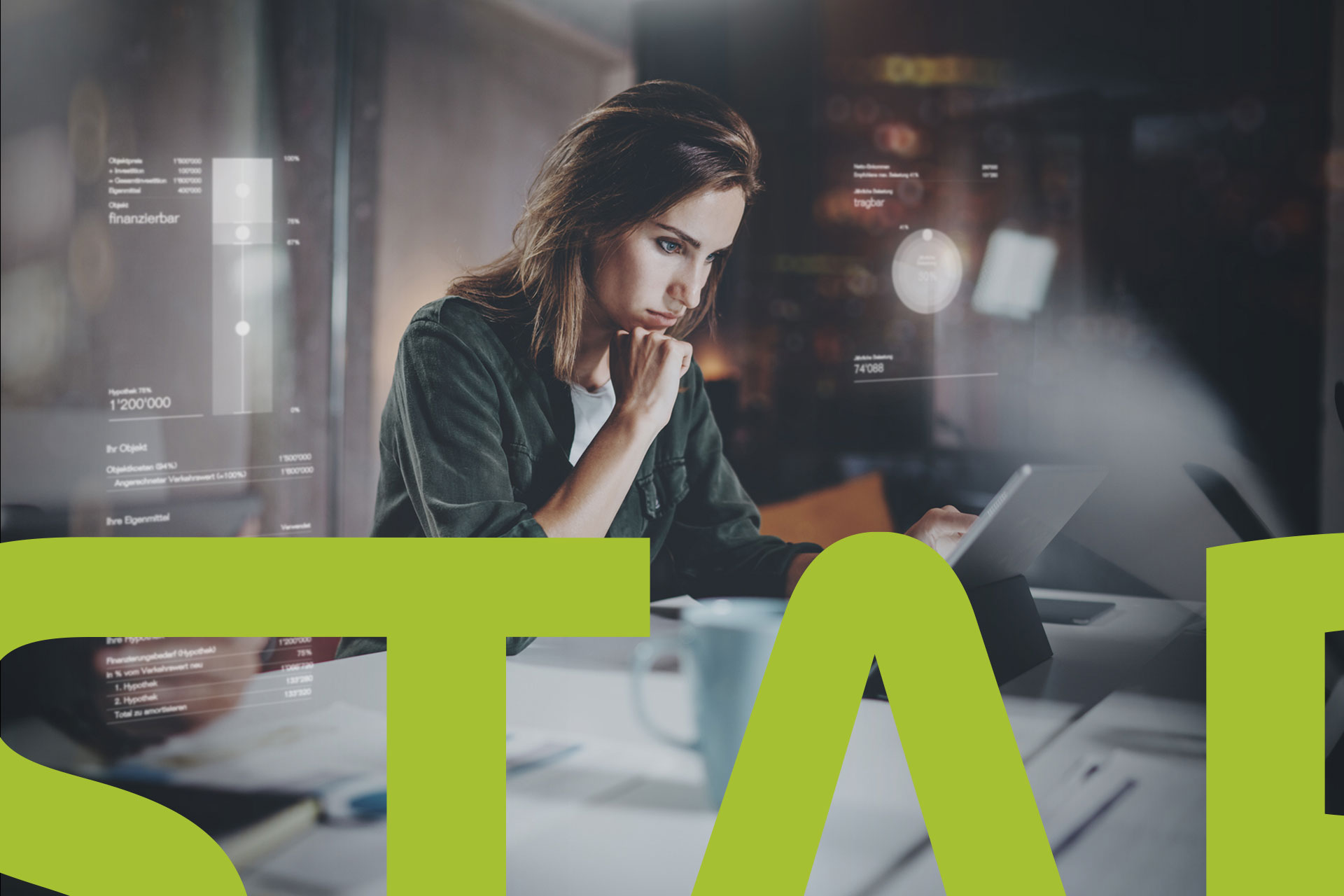 Frau Financingsuite Finstar Schriftzug 1920X1280px